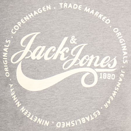 Jack And Jones - Sweat Capuche Charles Gris Chiné